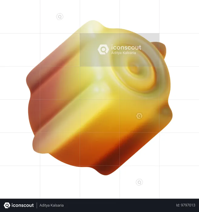 Forma de cilindro  3D Icon