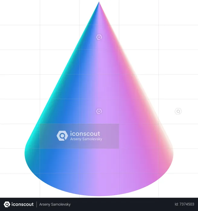 Formato de cone  3D Icon