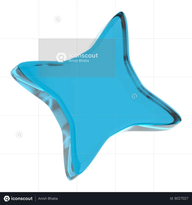 Forma de estrela  3D Icon