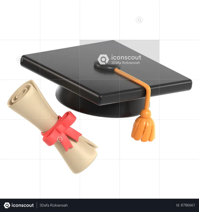 Graduação  3D Icon