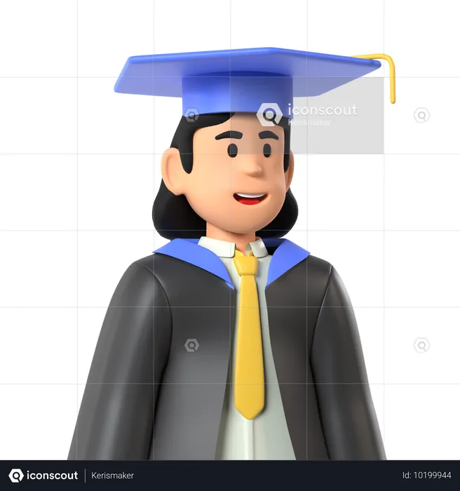 Graduação  3D Icon