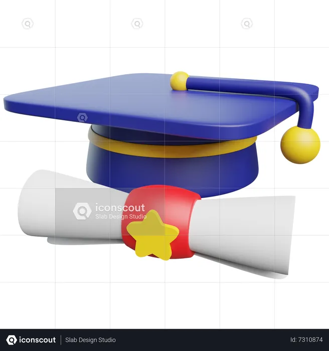 Graduação  3D Icon