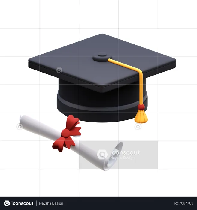 Graduação  3D Icon