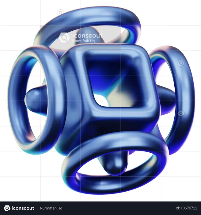 Forme abstraite  3D Icon