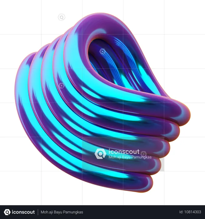 Forme abstraite  3D Icon