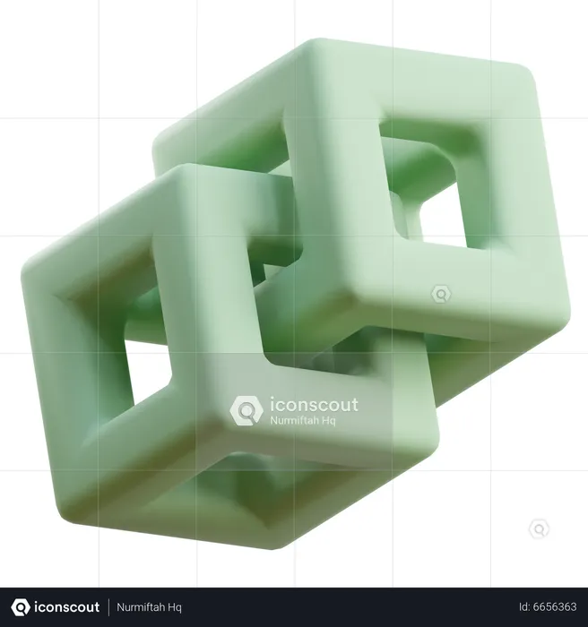 Forme abstraite  3D Icon