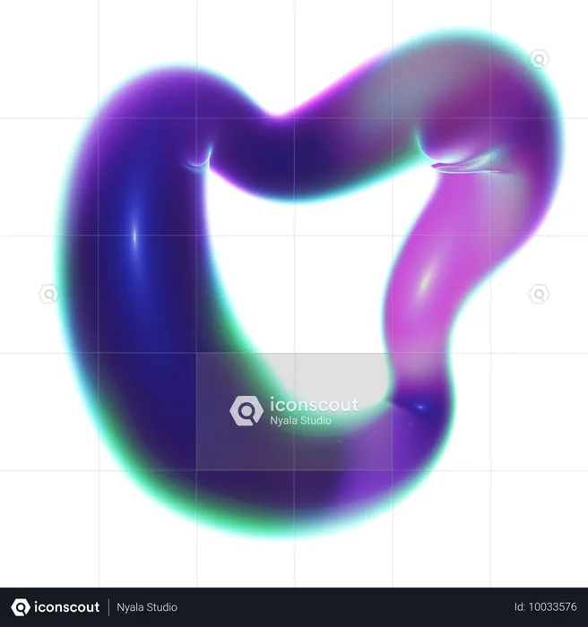 Forme abstraite infinie  3D Icon