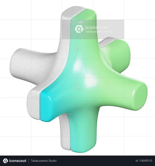 Forme d'étoile  3D Icon