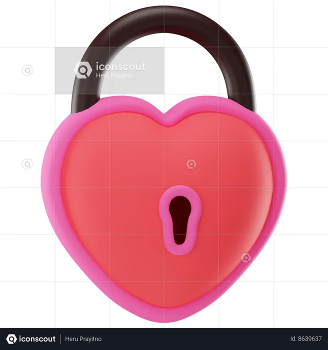 Amour en forme de coeur  3D Icon