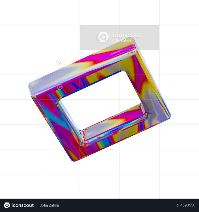 Forme rectangulaire  3D Illustration