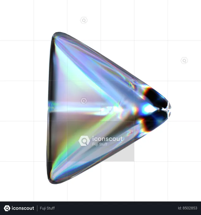 Forme triangulaire  3D Icon