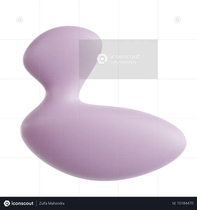 Formes fluides pastel  3D Icon