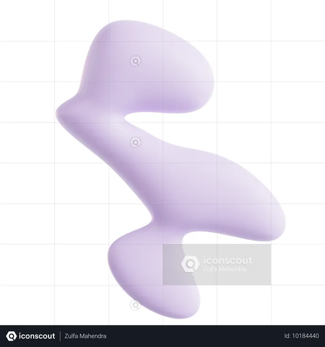 Formes fluides pastel  3D Icon