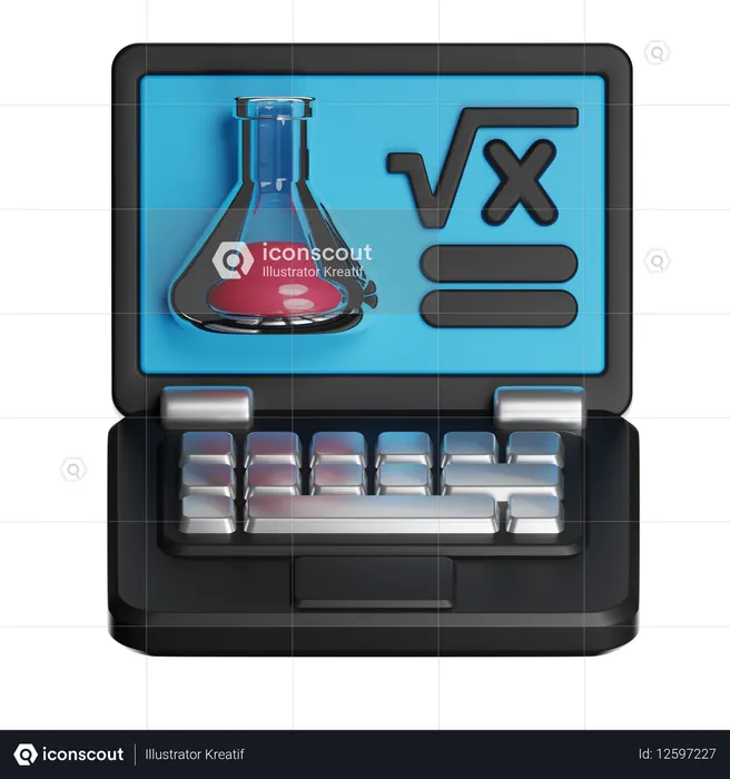 Formula  3D Icon
