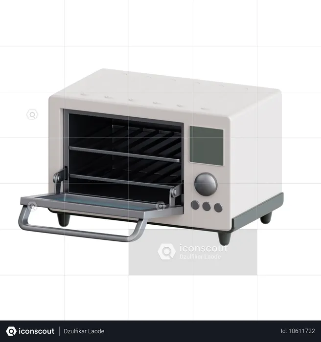 Forno e torradeira  3D Icon