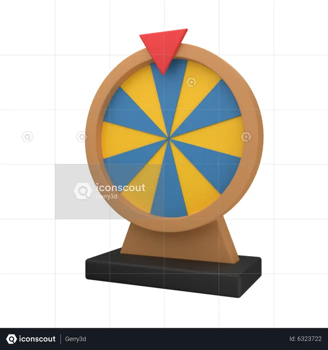 Fortune Wheel  3D Icon