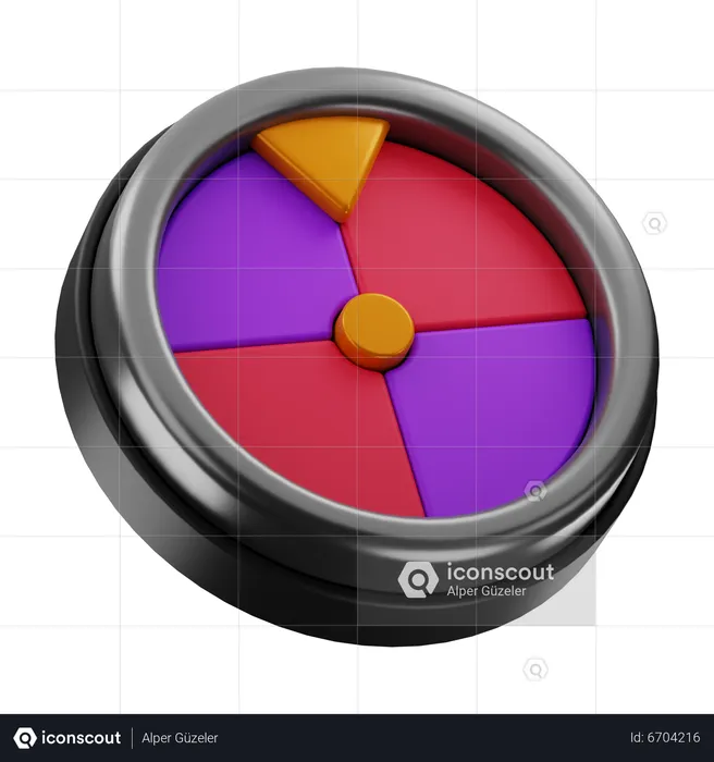 Fortune Wheel  3D Icon