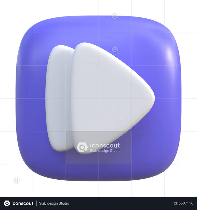 Forward Button  3D Icon