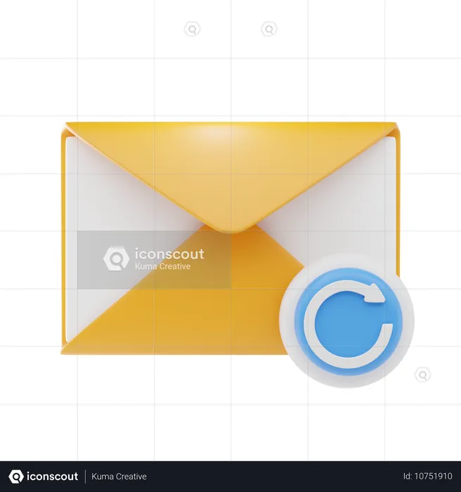 Forward Email  3D Icon