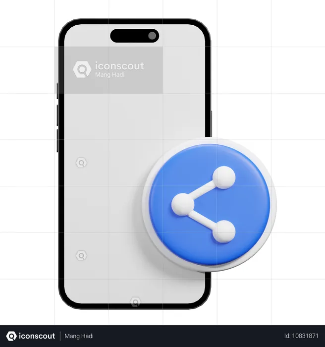 Forward Phone  3D Icon