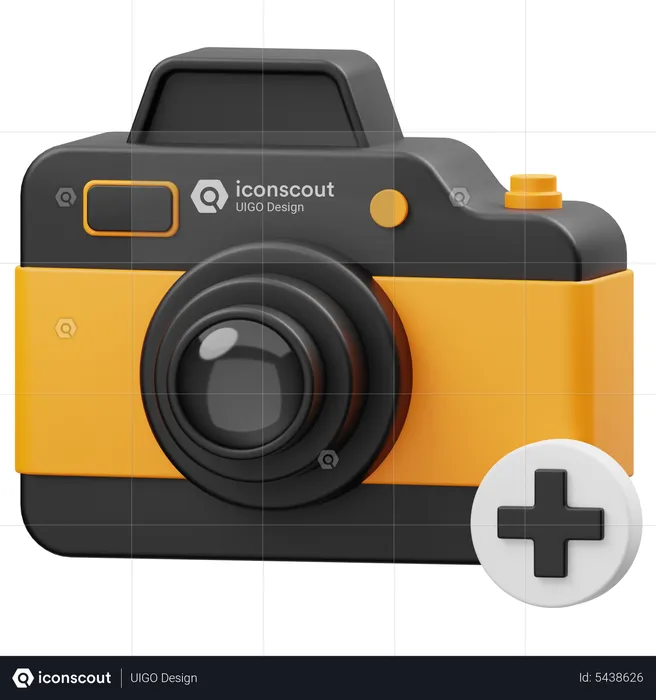 Foto hinzufügen  3D Icon