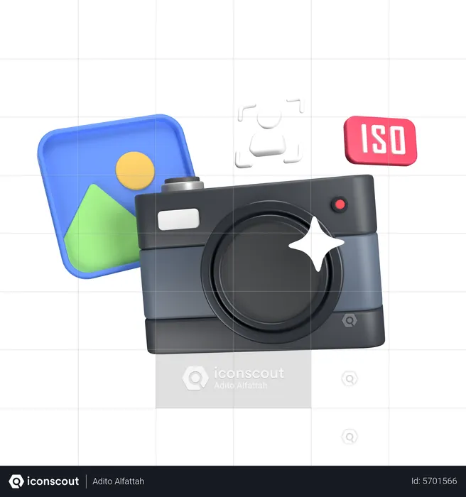 Fotografía  3D Icon