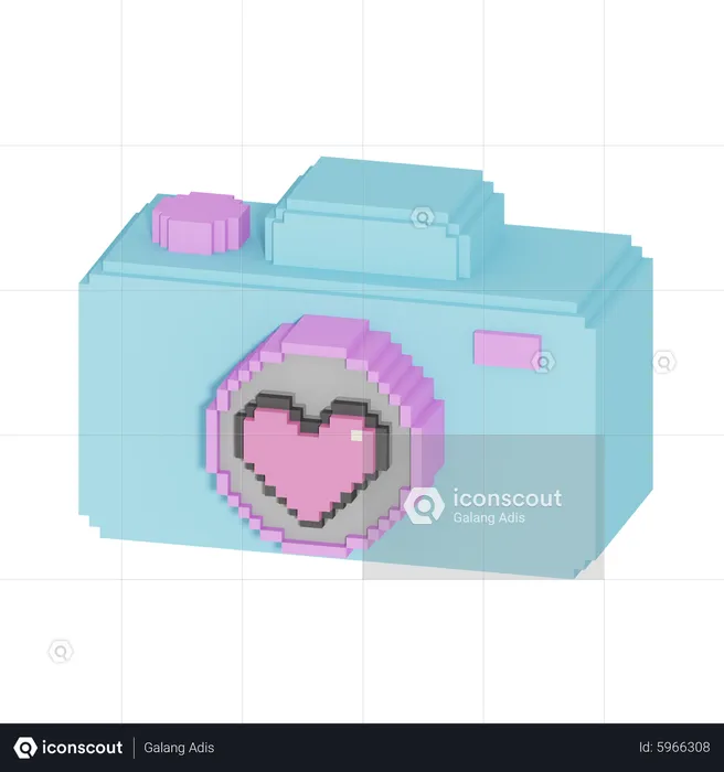 Fotografie Liebe  3D Icon