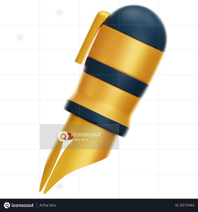 Fountain Pen  3D Icon