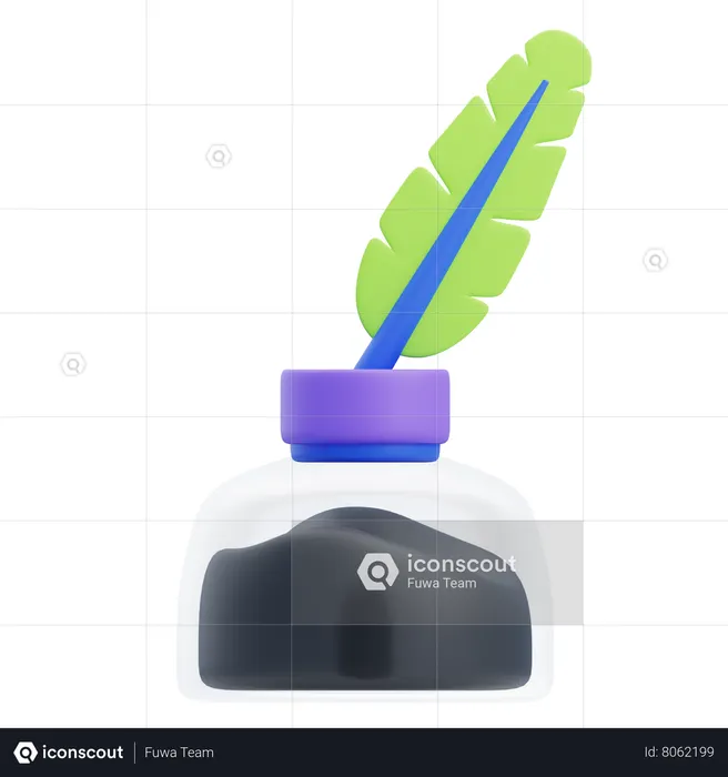 Fountain Pen  3D Icon
