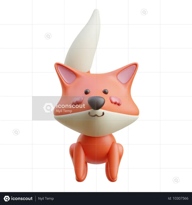 Fox  3D Icon