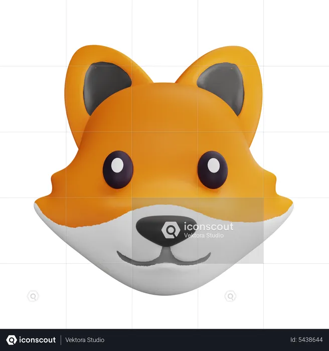 Fox  3D Icon