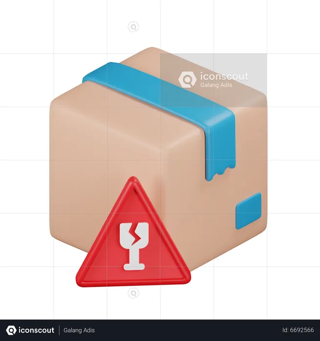 Fragile  3D Icon