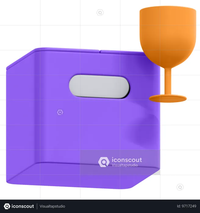 Fragile Package  3D Icon