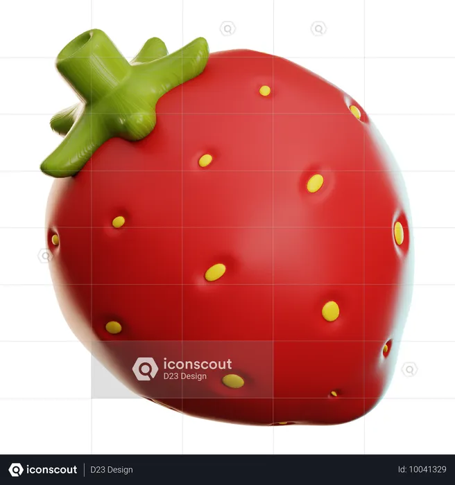 Fraise  3D Icon