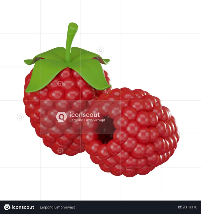 Framboise  3D Icon