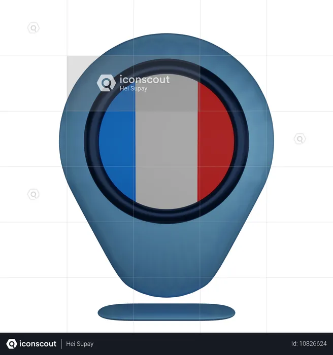 França  3D Icon