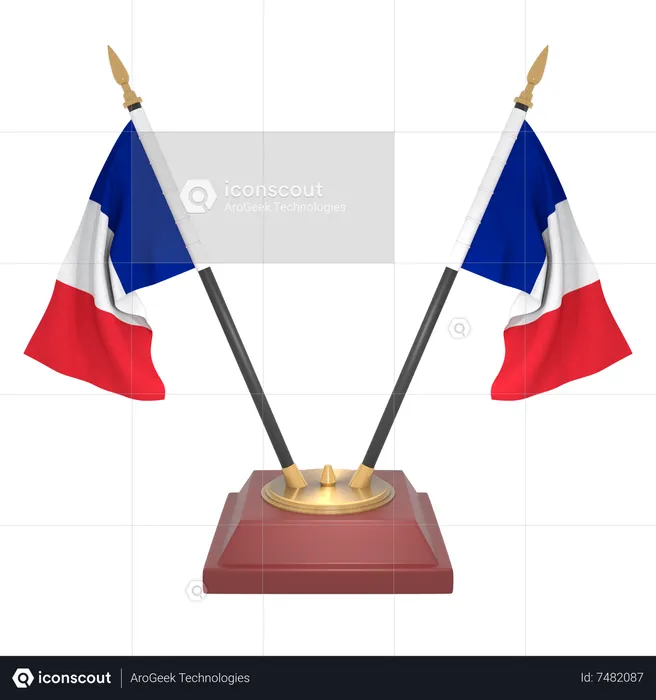 France Flag 3D Icon