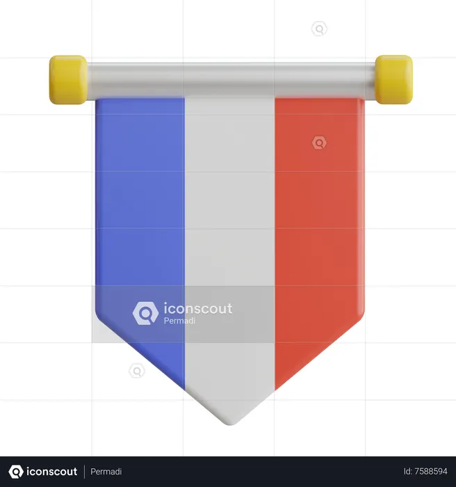 France  3D Icon