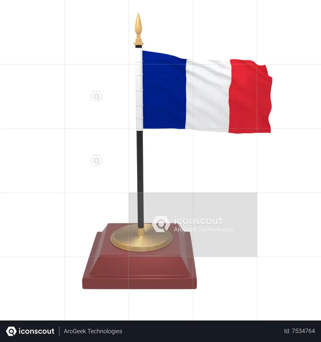 France flag Flag 3D Icon