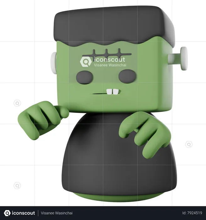 Frankenstein  3D Icon