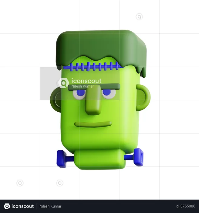 Frankenstein  3D Illustration