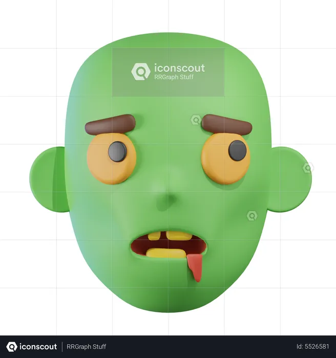 Frankensteins Kopf  3D Icon