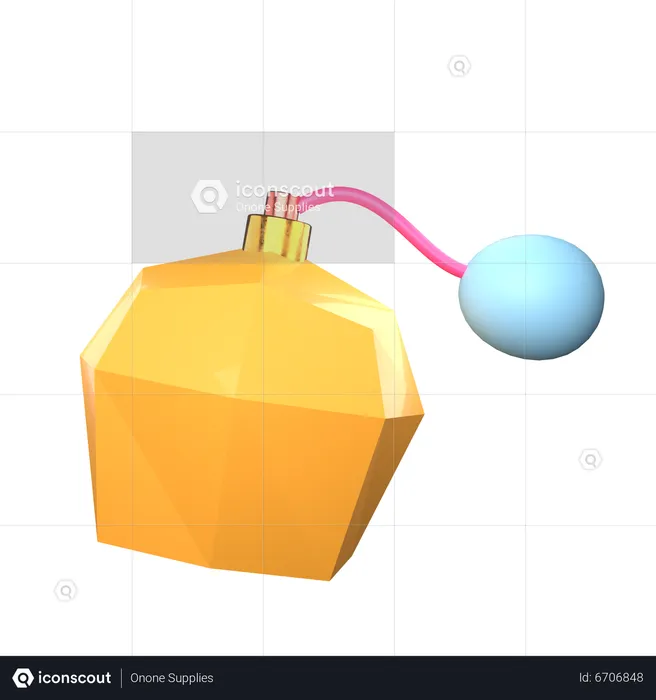 Frasco de perfume  3D Icon
