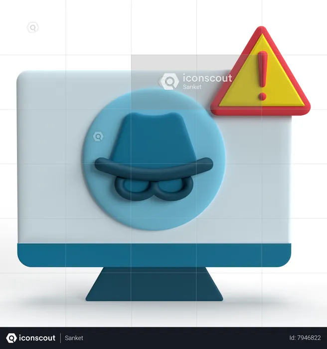Fraud Alert  3D Icon