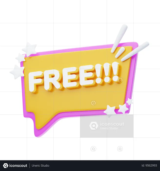 Free  3D Icon