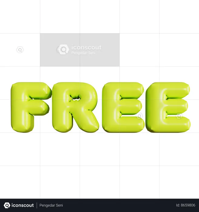 Free Balloons  3D Icon