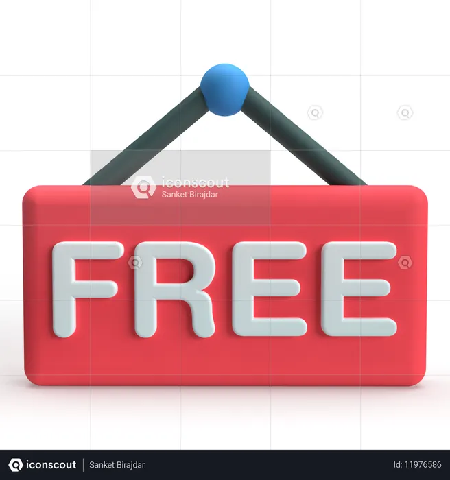 Free Board  3D Icon