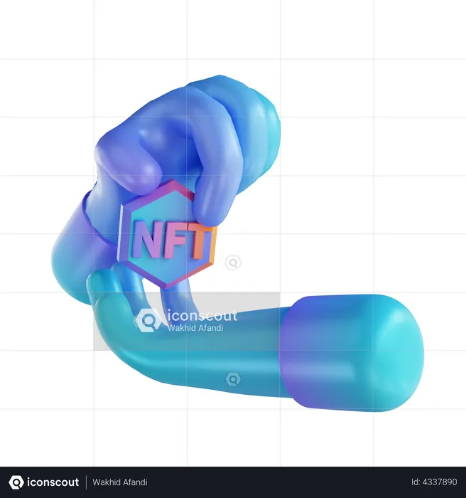 Free Nft  3D Icon
