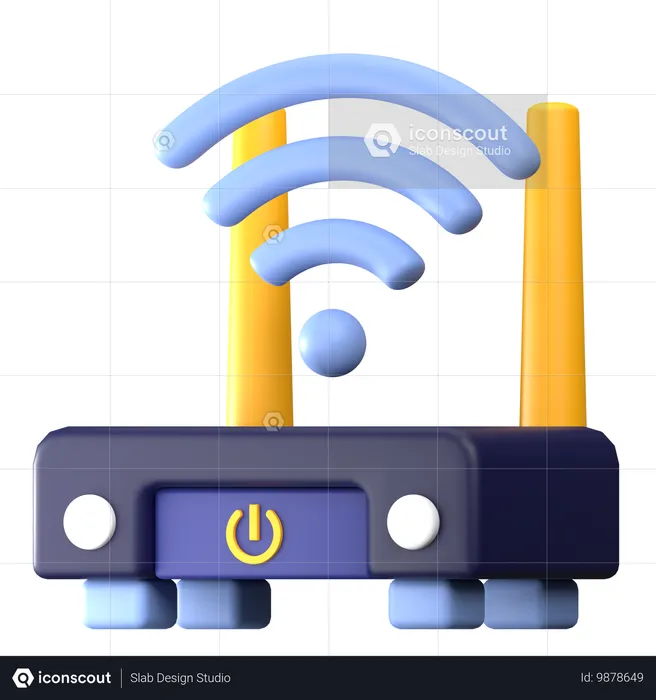 無料Wi-Fi  3D Icon