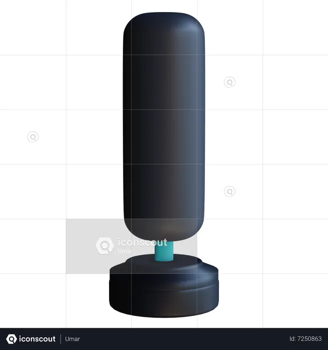 Freestanding Punching Bag  3D Icon